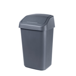 Poubelle couvercle bascu. 10 L