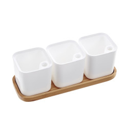 Lot de 3 pots Eden aromates